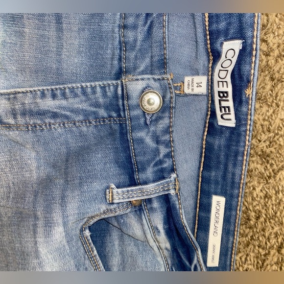 Code Bleu cropped jeans - Picture 1 of 4